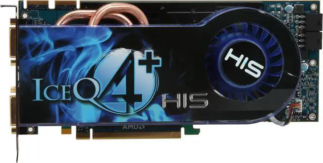 Alt view image 3 of 6 - HIS Radeon HD 4870 1GB GDDR5 PCI Express 2.0 x16 CrossFireX Support Graphics Card H487QT1GP