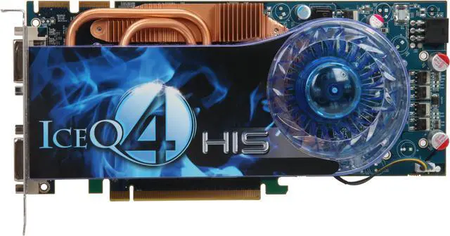 Alt view image 3 of 6 - HIS Radeon HD 4830 512MB GDDR3 PCI Express 2.0 x16 CrossFireX Support Graphics Card H483QS512P