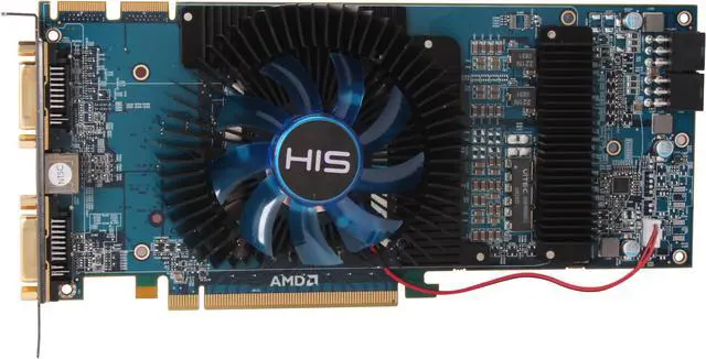 Alt view image 3 of 6 - HIS Radeon HD 4870 1GB GDDR5 PCI Express 2.0 x16 CrossFireX Support Graphics Card H487FN1GP