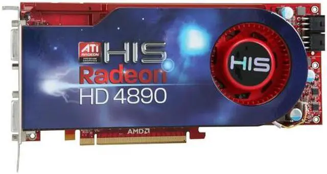 Alt view image 3 of 6 - HIS Radeon HD 4890 1GB GDDR5 PCI Express 2.0 x16 CrossFireX Support Graphics Card H489F1GP
