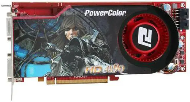 Alt view image 3 of 4 - PowerColor Radeon HD 4890 1GB GDDR5 PCI Express 2.0 x16 CrossFireX Support Graphics Card AX4890 1GBD5-HM