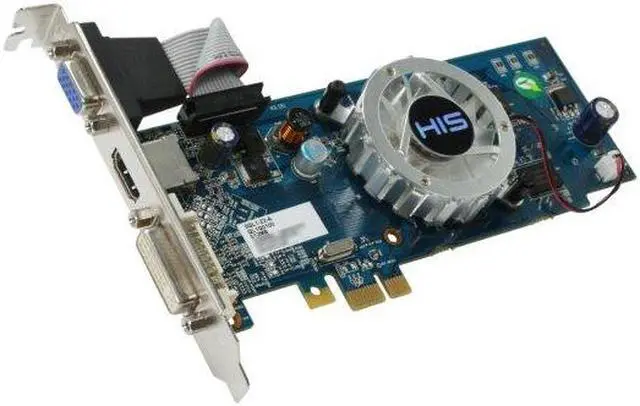 Alt view image 2 of 5 - HIS Radeon HD 4350 512MB DDR2 PCI Express x1 Low Profile Ready Graphics Card H435F512EP