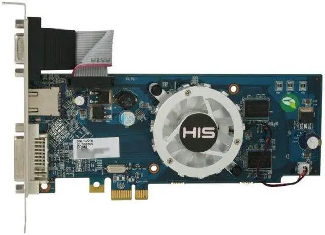 Alt view image 4 of 5 - HIS Radeon HD 4350 512MB DDR2 PCI Express x1 Low Profile Ready Graphics Card H435F512EP