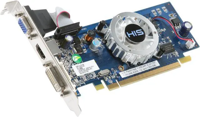 Main image of HIS Radeon HD 4350 512MB DDR2 PCI Express 2.0 x16 Low Profile Ready Graphics Card H435F512H