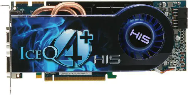 Alt view image 3 of 6 - HIS Radeon HD 4870 1GB GDDR5 PCI Express 2.0 x16 CrossFireX Support Graphics Card H487Q1GH