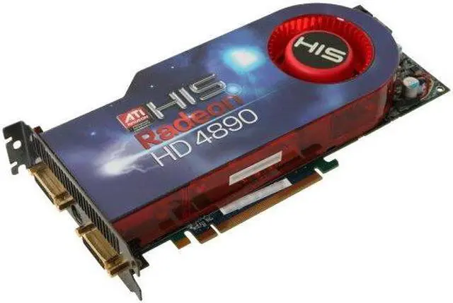 Main image of HIS H489FP1G Radeon HD 4890 Turbo+ 1GB 256-bit GDDR5 PCI Express 2.0 x16 HDCP Ready CrossFire Supported Video Card