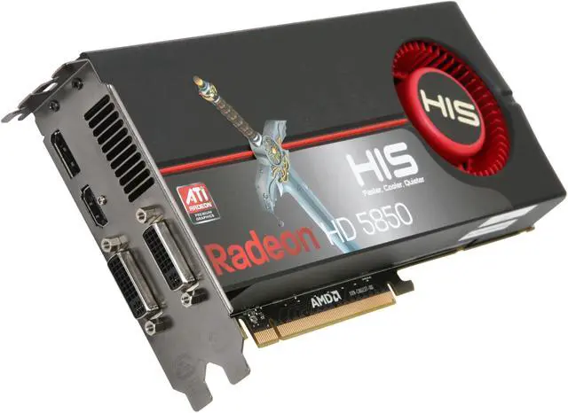 Main image of HIS H585F1GDG Radeon HD 5850 (Cypress Pro) 1GB 256-bit GDDR5 PCI Express 2.0 x16 HDCP Ready CrossFire Supported Video Card w/ATI Eyefinity