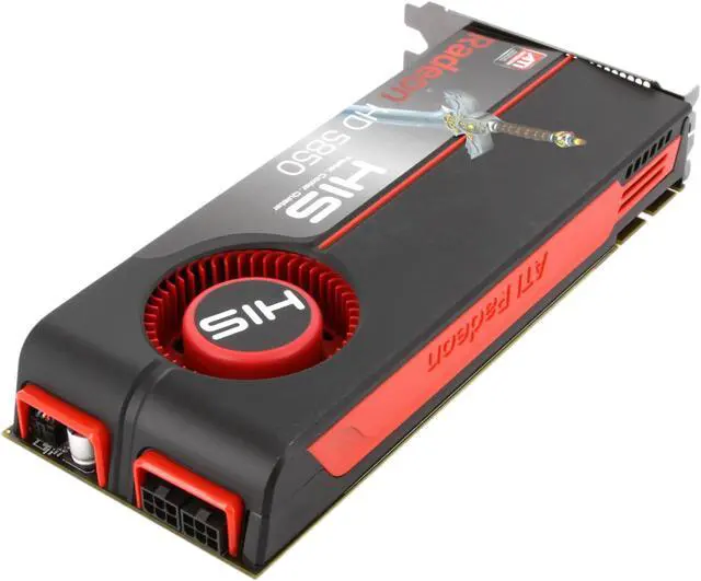 Alt view image 5 of 6 - HIS H585F1GDG Radeon HD 5850 (Cypress Pro) 1GB 256-bit GDDR5 PCI Express 2.0 x16 HDCP Ready CrossFire Supported Video Card w/ATI Eyefinity