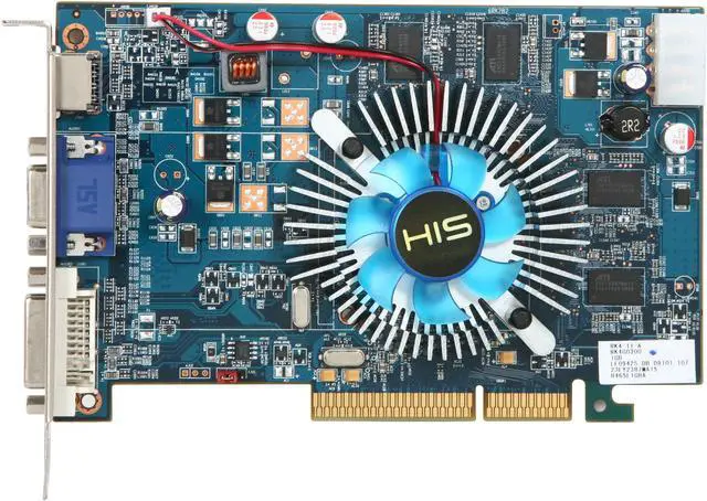 Alt view image 3 of 6 - HIS Radeon HD 4650 1GB DDR3 AGP 4X/8X Graphics Card H465F1GHA