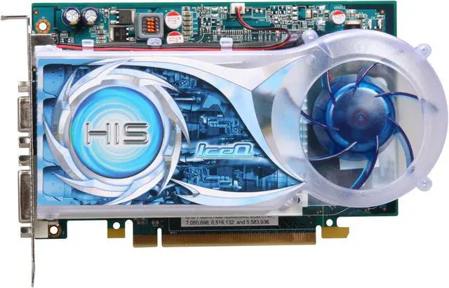 Alt view image 3 of 5 - HIS Radeon HD 4670 1GB DDR3 PCI Express 2.0 x16 CrossFireX Support Graphics Card H467QR1GH