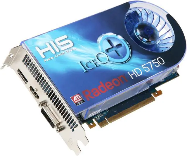 Main image of HIS Radeon HD 5750 1GB GDDR5 PCI Express 2.1 x16 CrossFireX Support Graphics Card H575Q1GD