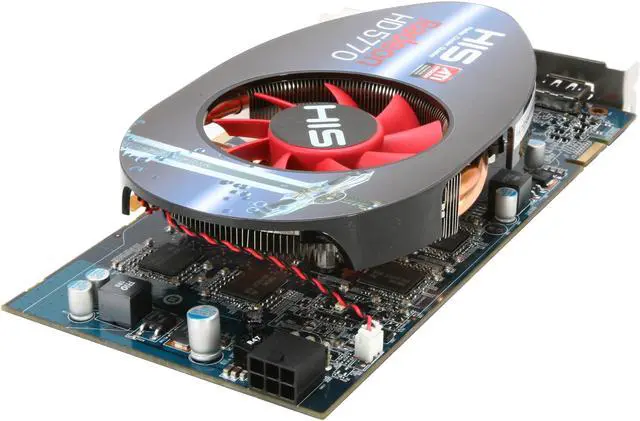 Alt view image 5 of 6 - HIS Radeon HD 5770 1GB GDDR5 PCI Express 2.0 x16 CrossFireX Support Graphics Card H577FM1GD