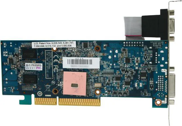 Alt view image 4 of 5 - HIS Radeon HD 4350 512MB DDR3 AGP 4X/8X Low Profile Ready Graphics Card H435F512HA