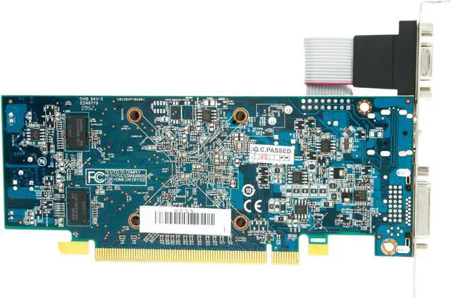Alt view image 4 of 5 - HIS Radeon HD 5450 (Cedar) 512MB DDR3 PCI Express 2.1 x16 Low Profile Ready Graphics Card H545H512