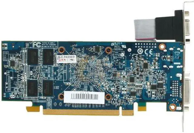 Alt view image 4 of 5 - HIS Radeon HD 5450 (Cedar) 1GB DDR3 PCI Express 2.1 x16 Low Profile Graphics Card H545H1GDL