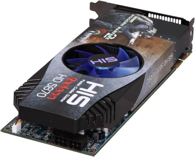 Alt view image 5 of 6 - HIS iCooler V Turbo Radeon HD 5870 (Cypress XT) 1GB GDDR5 PCI Express 2.1 x16 CrossFireX Support Graphics Card H587FNT1GDG