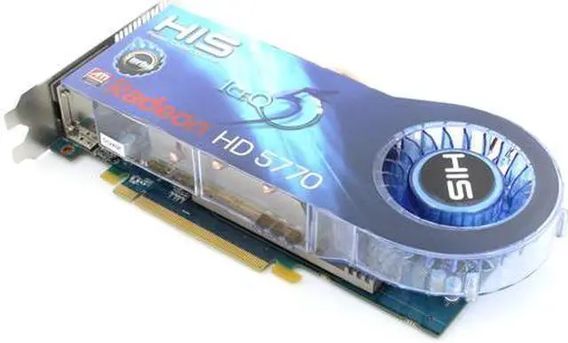 Alt view image 7 of 7 - HIS IceQ 5 H577QT1GD Radeon HD 5770 Turbo 1GB 128-bit GDDR5 PCI Express 2.1 x16 HDCP Ready CrossFireX Support Video Card w/ Eyefinity