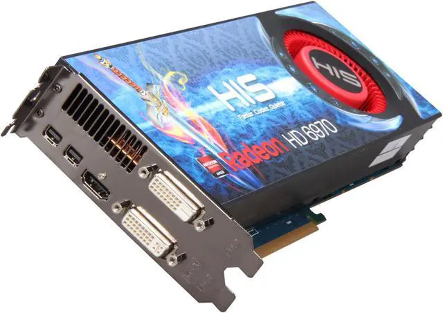 Main image of HIS Radeon HD 6970 2GB GDDR5 PCI Express 2.1 x16 CrossFireX Support Graphics Card H697F2G2M
