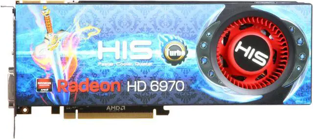 Alt view image 3 of 6 - HIS Radeon HD 6970 2GB GDDR5 PCI Express 2.1 x16 CrossFireX Support Graphics Card H697FT2G2M