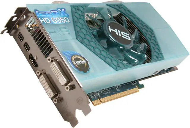 Main image of HIS IceQ X Turbo Radeon HD 6950 2GB GDDR5 PCI Express 2.1 x16 CrossFireX Support Graphics Card H695QNT2G2M