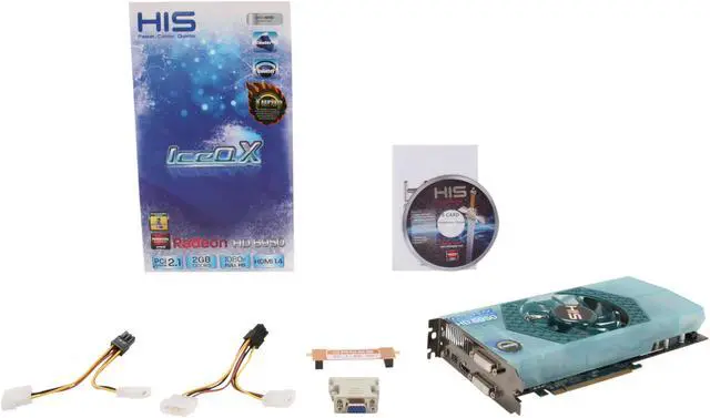 Alt view image 6 of 6 - HIS IceQ X Turbo Radeon HD 6950 2GB GDDR5 PCI Express 2.1 x16 CrossFireX Support Graphics Card H695QNT2G2M