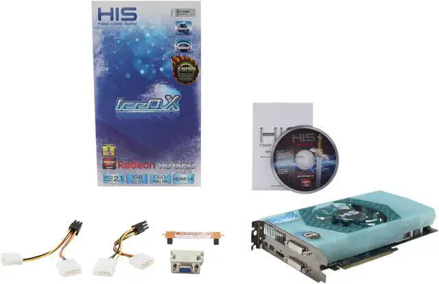Alt view image 6 of 6 - HIS IceQ X Turbo Radeon HD 6950 1GB GDDR5 PCI Express 2.1 x16 CrossFireX Support Graphics Card H695QNT1G2M