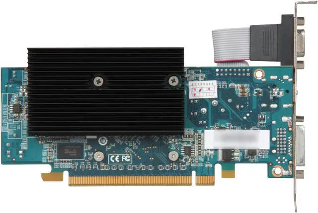 Alt view image 4 of 5 - HIS Radeon HD 6570 1GB DDR3 PCI Express 2.1 x16 Low Profile Ready Graphics Card H657H1G
