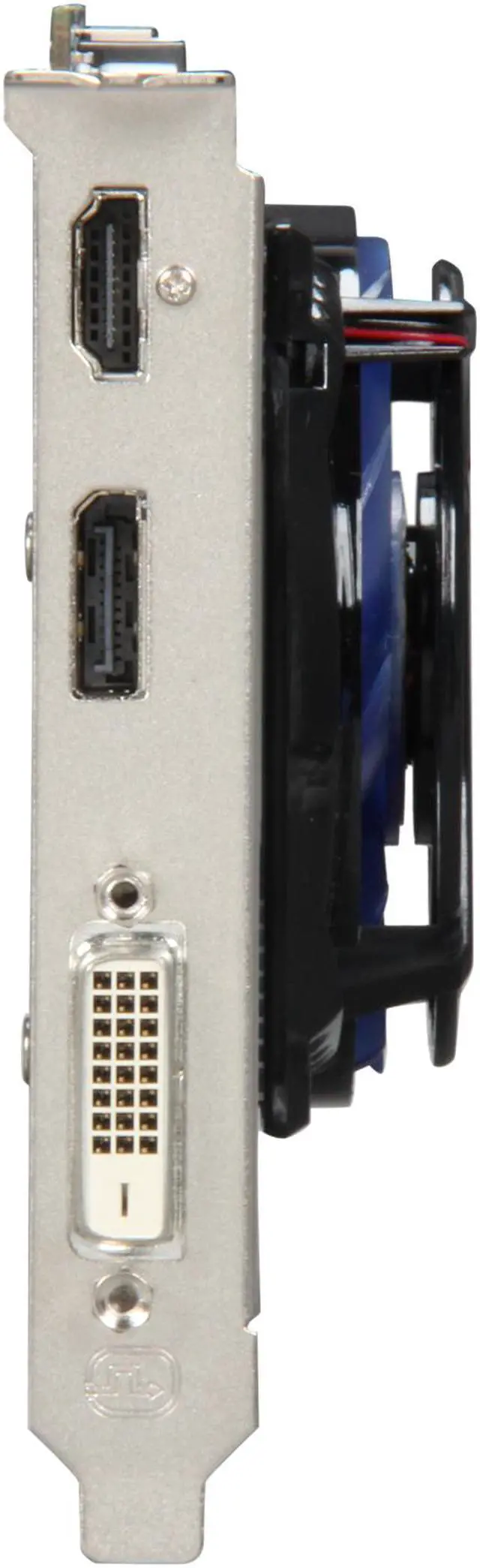 Alt view image 2 of 5 - HIS Radeon HD 6670 1GB GDDR5 PCI Express 2.1 x16 Graphics Card H667F1GD