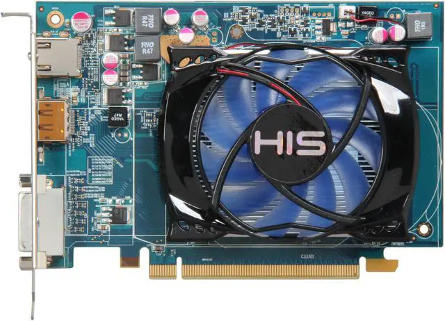 Alt view image 3 of 5 - HIS Radeon HD 6670 1GB GDDR5 PCI Express 2.1 x16 Graphics Card H667F1GD