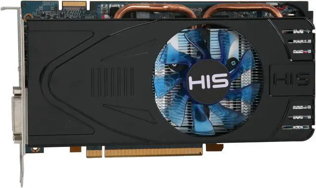 Alt view image 3 of 6 - HIS Radeon HD 6770 1GB GDDR5 PCI Express 2.1 x16 CrossFireX Support Graphics Card H677F1GD