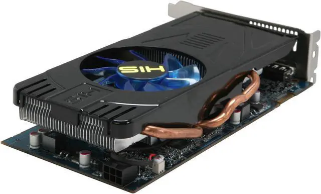Alt view image 5 of 6 - HIS Radeon HD 6770 1GB GDDR5 PCI Express 2.1 x16 CrossFireX Support Graphics Card H677F1GD