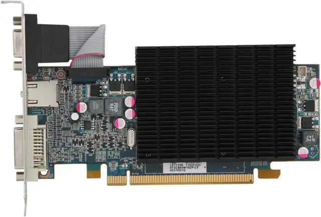 Alt view image 3 of 5 - HIS Radeon HD 5570 1GB DDR3 PCI Express 2.1 x16 Low Profile Ready Graphics Card H557HO1G