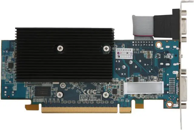 Alt view image 4 of 5 - HIS Radeon HD 5570 1GB DDR3 PCI Express 2.1 x16 Low Profile Ready Graphics Card H557HO1G