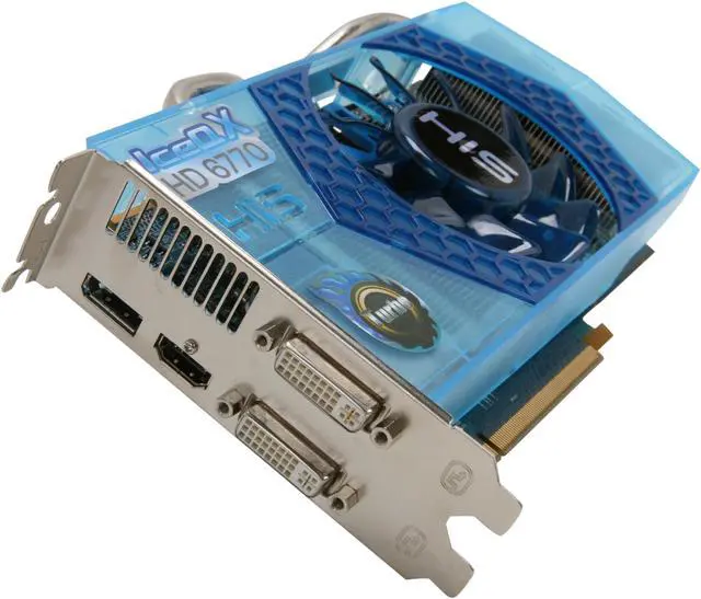 Main image of HIS IceQ Turbo Radeon HD 6770 1GB GDDR5 PCI Express 2.1 x16 CrossFireX Support Graphics Card H677QNT1GD
