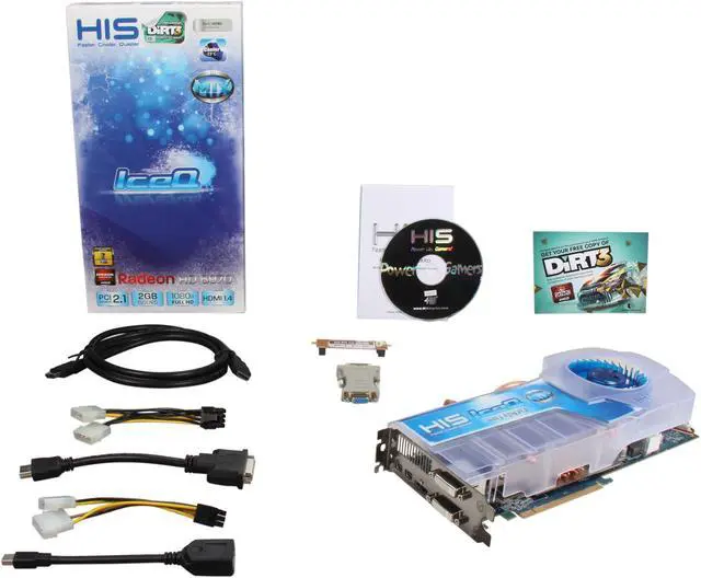 Alt view image 6 of 6 - HIS IceQ Radeon HD 6970 2GB GDDR5 PCI Express 2.1 x16 CrossFireX Support Graphics Card H697QM2G2M