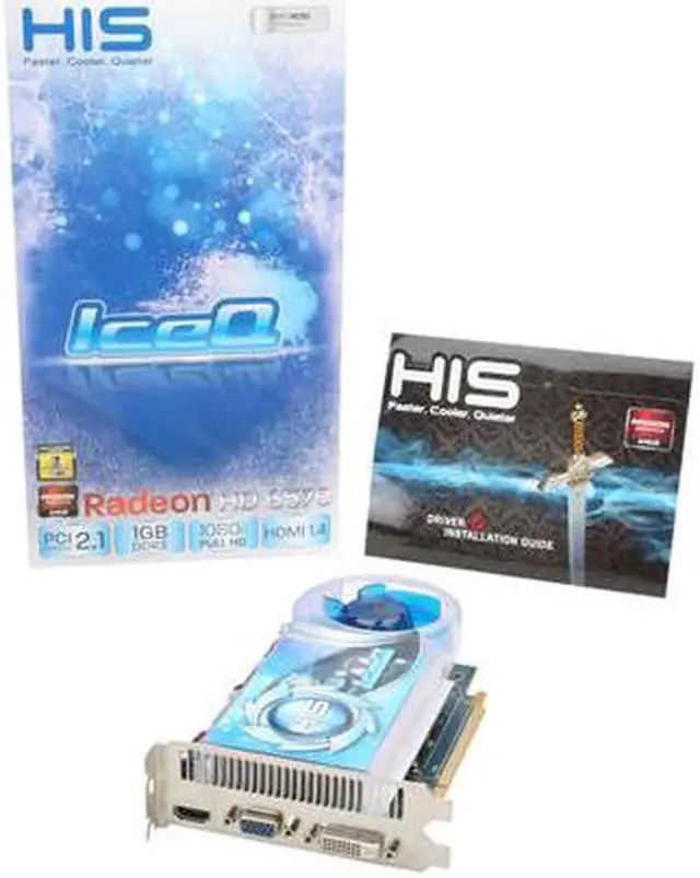 Alt view image 6 of 6 - HIS IceQ Radeon HD 6570 1GB DDR3 PCI Express 2.1 x16 Graphics Card H657QO1G