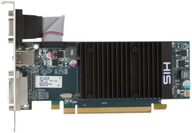 Alt view image 3 of 5 - HIS Silence Radeon HD 6450 2GB DDR3 PCI Express 2.1 x16 Graphics Card H645H2G