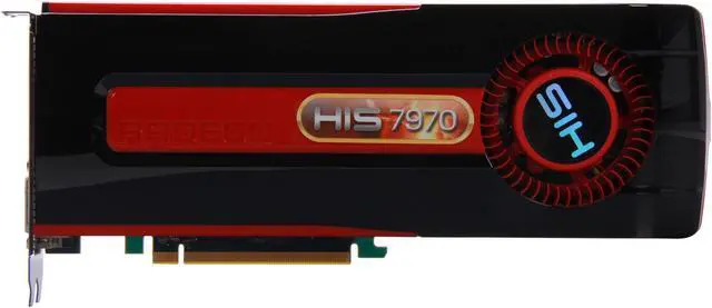 Alt view image 3 of 6 - HIS Radeon HD 7970 3GB GDDR5 PCI Express 3.0 x16 CrossFireX Support Graphics Card H797F3G2M