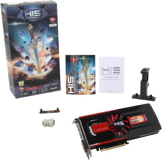 Alt view image 6 of 6 - HIS Radeon HD 7950 3GB GDDR5 PCI Express 3.0 x16 CrossFireX Support Graphics Card H795F3G2M