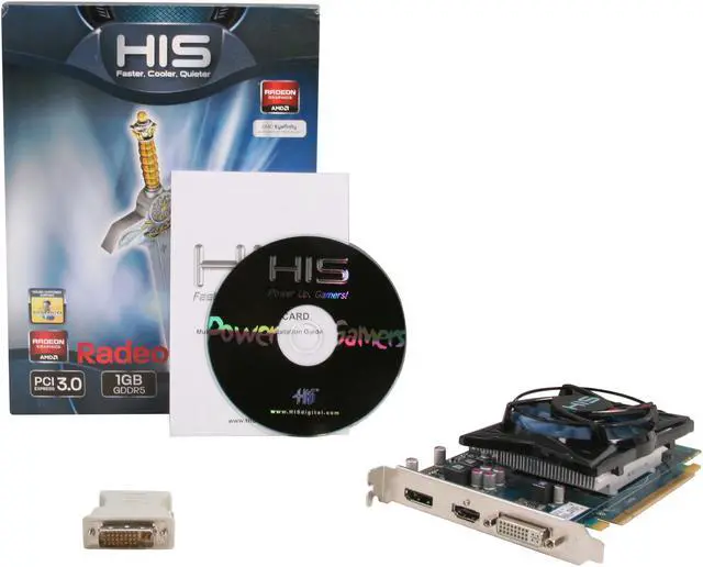 Alt view image 5 of 5 - HIS iCooler Radeon HD 7750 1GB GDDR5 PCI Express 3.0 x16 Graphics Card H775F1GD