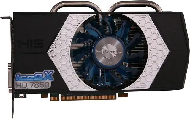 Alt view image 3 of 6 - HIS IceQ X Radeon HD 7850 2GB GDDR5 PCI Express 3.0 x16 CrossFireX Support Graphics Card H785QN2G2M