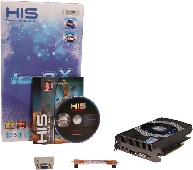 Alt view image 6 of 6 - HIS IceQ X Radeon HD 7850 2GB GDDR5 PCI Express 3.0 x16 CrossFireX Support Graphics Card H785QN2G2M