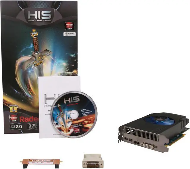 Alt view image 6 of 6 - HIS Radeon HD 7850 2GB GDDR5 PCI Express 3.0 x16 CrossFireX Support Graphics Card H785F2G2M