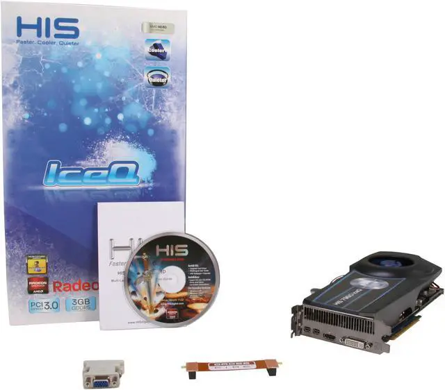 Alt view image 6 of 6 - HIS IceQ Radeon HD 7950 3GB GDDR5 PCI Express 3.0 x16 CrossFireX Support Graphics Card H795Q3G2M