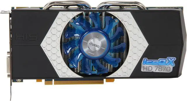 Alt view image 3 of 6 - HIS IceQ X Radeon HD 7870 GHz Edition 2GB GDDR5 PCI Express 3.0 x16 CrossFireX Support Graphics Card H787QN2G2M