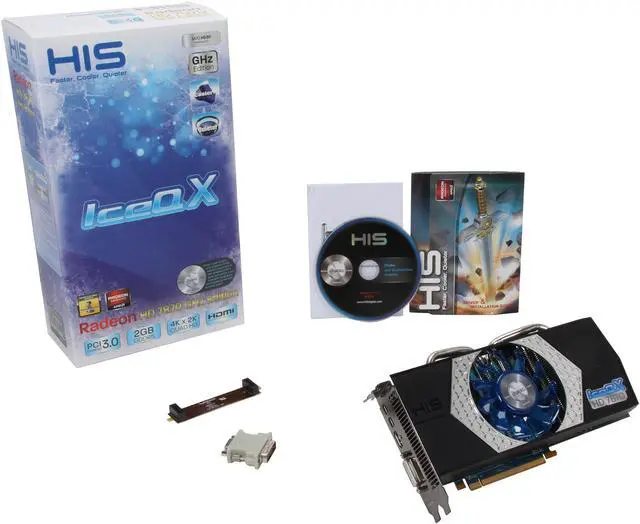 Alt view image 6 of 6 - HIS IceQ X Radeon HD 7870 GHz Edition 2GB GDDR5 PCI Express 3.0 x16 CrossFireX Support Graphics Card H787QN2G2M