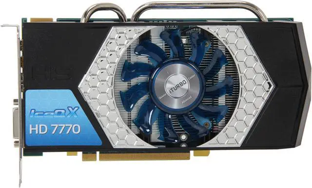 Alt view image 3 of 6 - HIS IceQ X Radeon HD 7770 1GB GDDR5 PCI Express 3.0 x16 CrossFireX Support Graphics Card H777QN1G2M