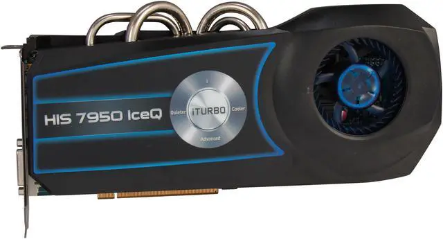 Alt view image 3 of 6 - HIS IceQ Boost Clock Radeon HD 7950 3GB GDDR5 PCI Express 3.0 x16 CrossFireX Support Graphics Card H795QC3G2M