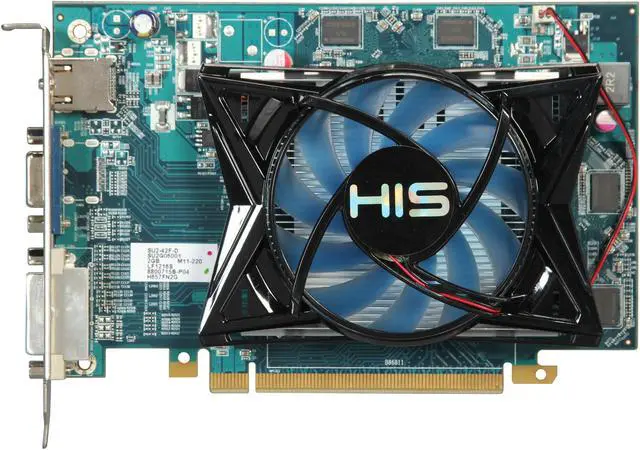 Alt view image 3 of 5 - HIS Radeon HD 6570 2GB DDR3 PCI Express 2.1 x16 Graphics Card H657FN2G
