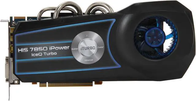 Alt view image 3 of 6 - HIS IceQ Radeon HD 7850 4GB GDDR5 PCI Express 3.0 x16 CrossFireX Support Graphics Card H785QT4G2M